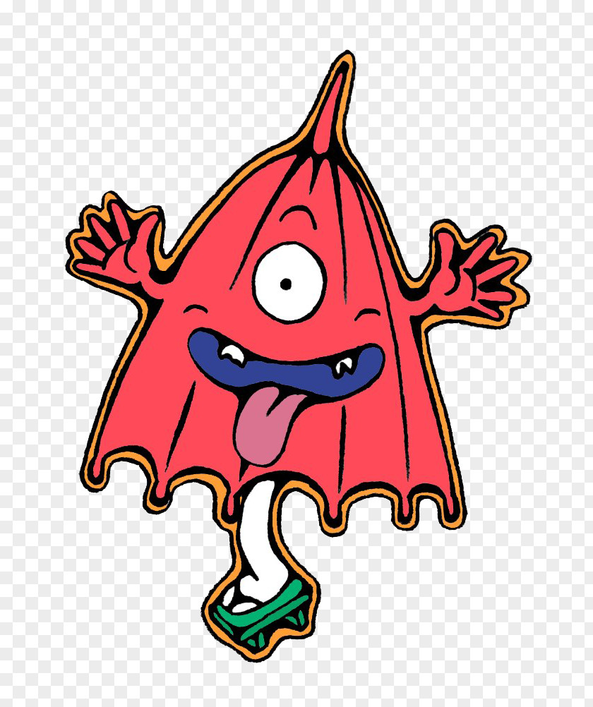 Horror Umbrella Cartoon Clip Art PNG