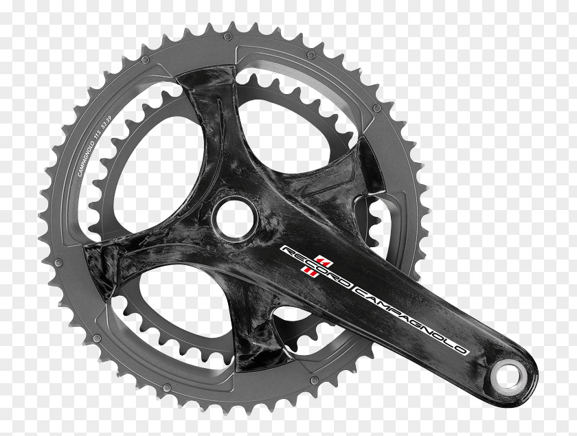 Mechanical Campagnolo Record Bicycle Cranks Super Groupset PNG