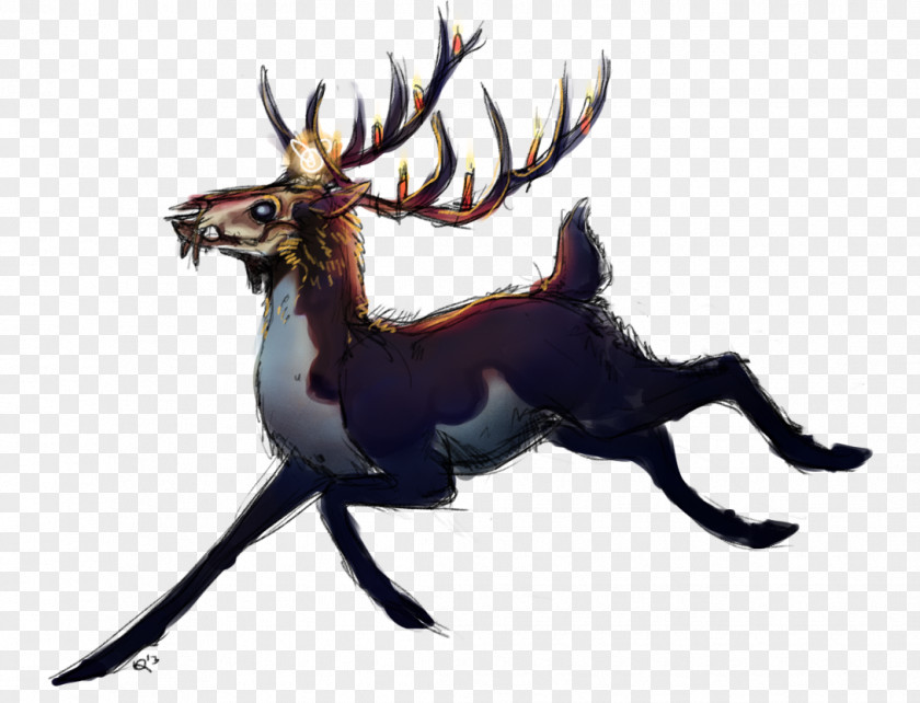 Reindeer Digital Art Elk DeviantArt Antler PNG
