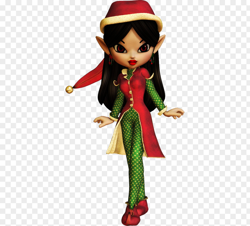 Doll Christmas Drawing PNG