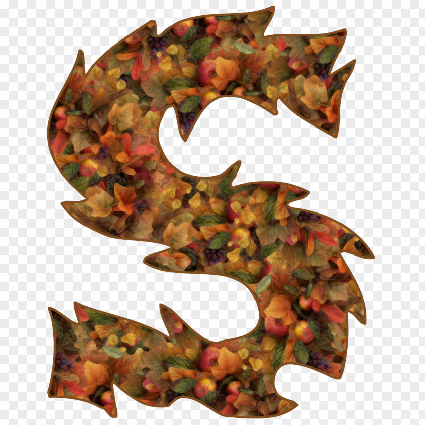 Leaf Flame Font PNG