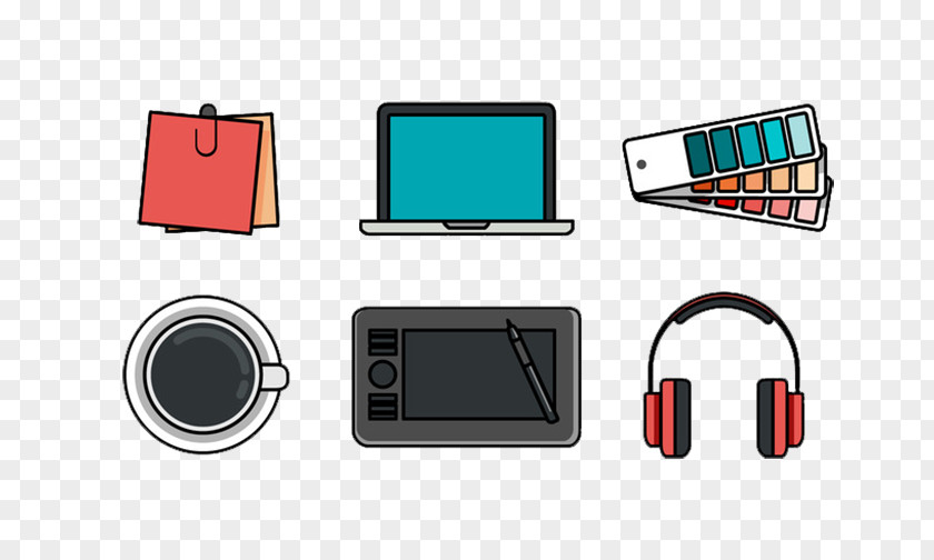 Shopping Bag Headphones Coffee Portable Media Player PNG