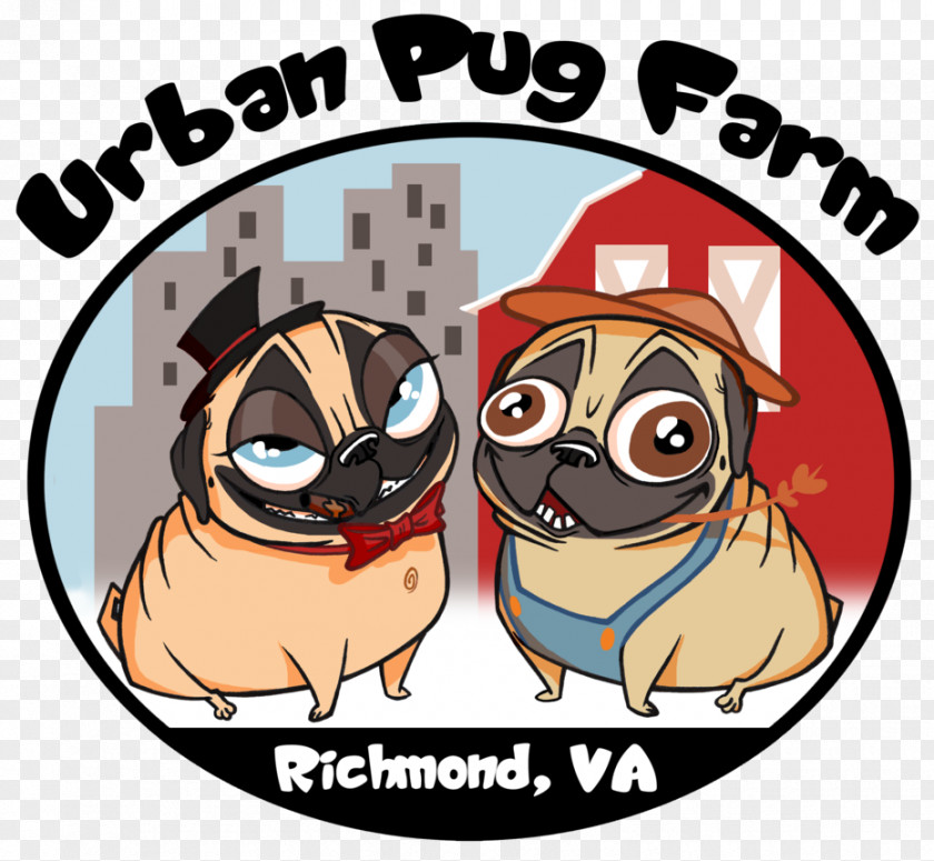 Urban Farm Pug Puppy Love Toy Dog Toys PNG