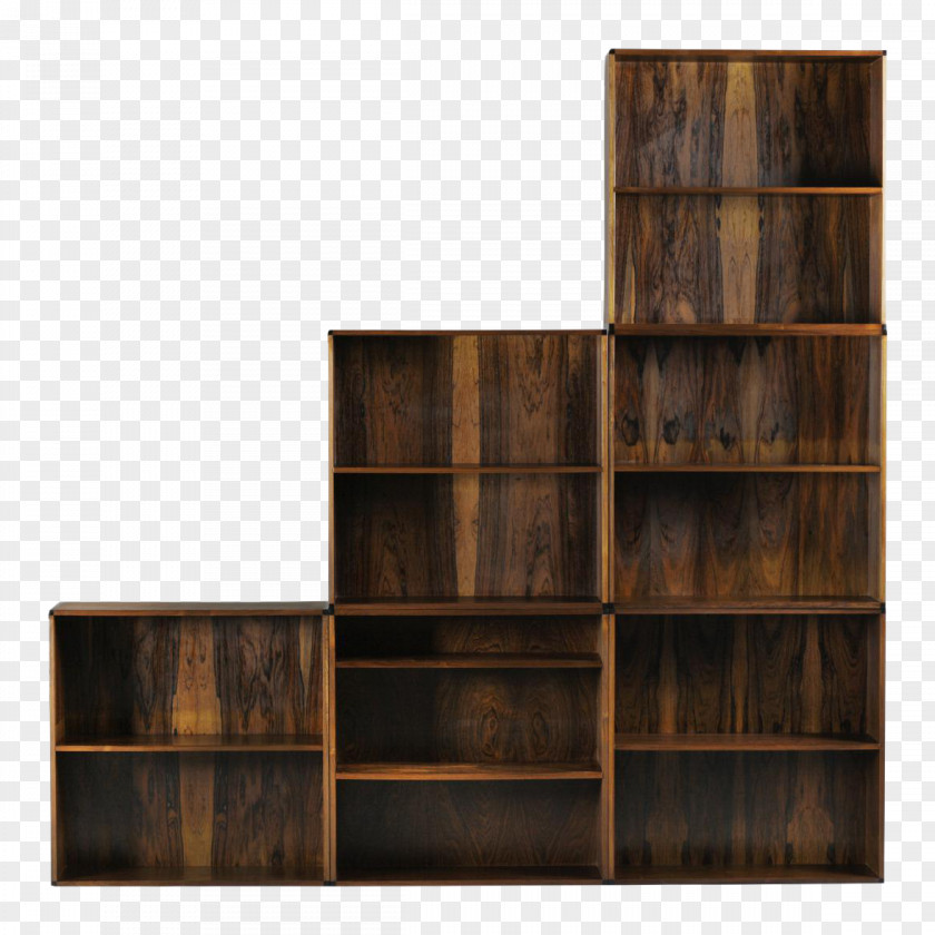 Bookcase Shelf Table Mid-century Modern Furniture PNG