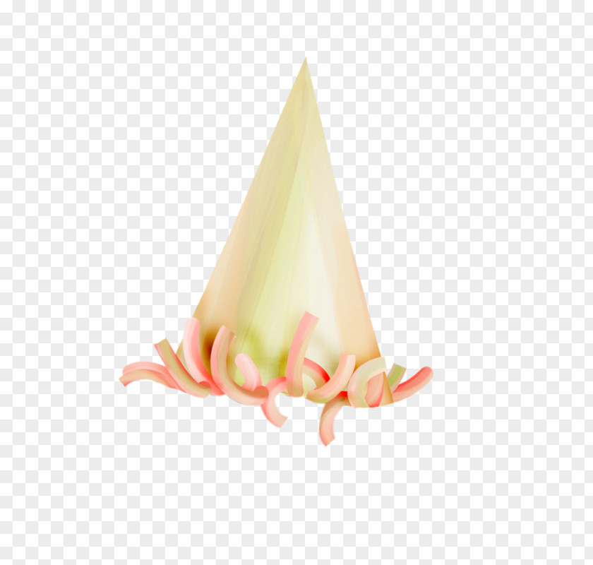Hat Party Peach PNG