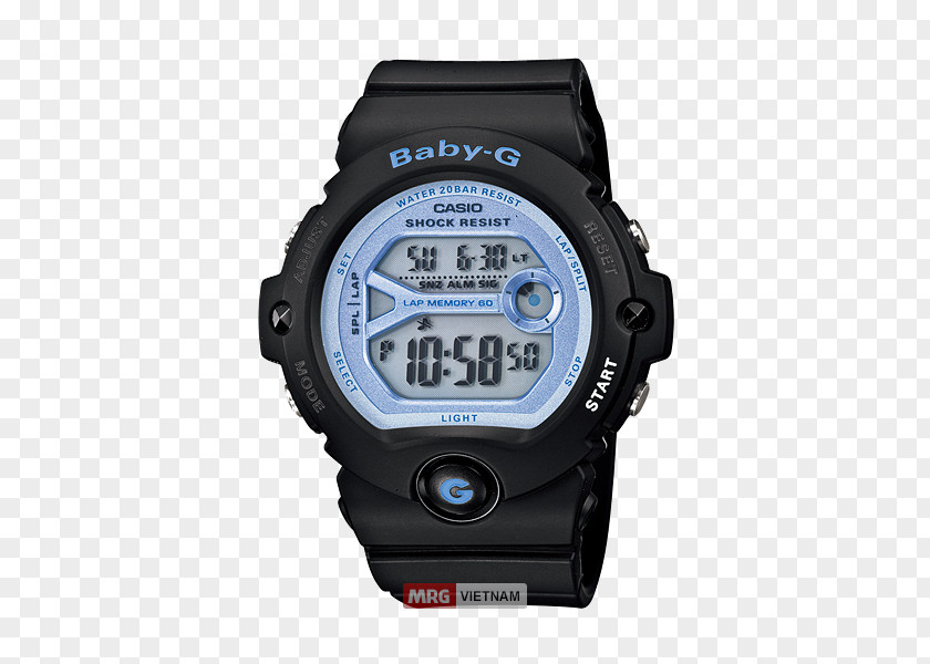 Watch G-Shock Casio Blue Clock PNG