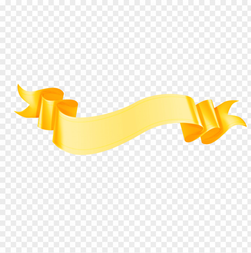 Yellow Vector Curly Tag Adobe Illustrator PNG