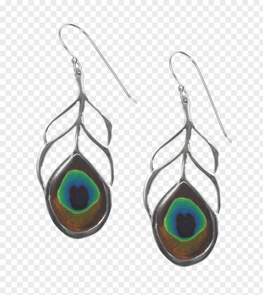 Peacock Earring Jewellery Feather Necklace Charms & Pendants PNG