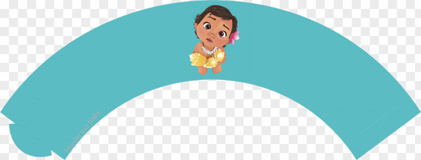Baby Moana Party Convite PNG