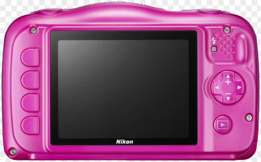 Camera Point-and-shoot Nikon Pink Megapixel PNG