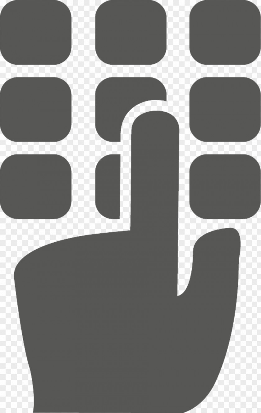 Digital Touch Button Download Icon PNG