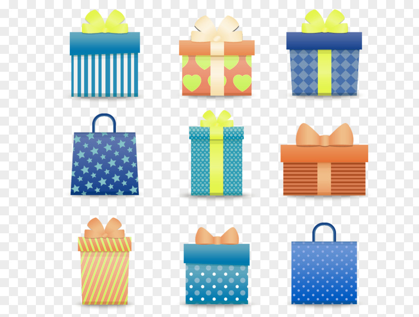 Gift Packaging And Labeling Box Ribbon Advertising PNG