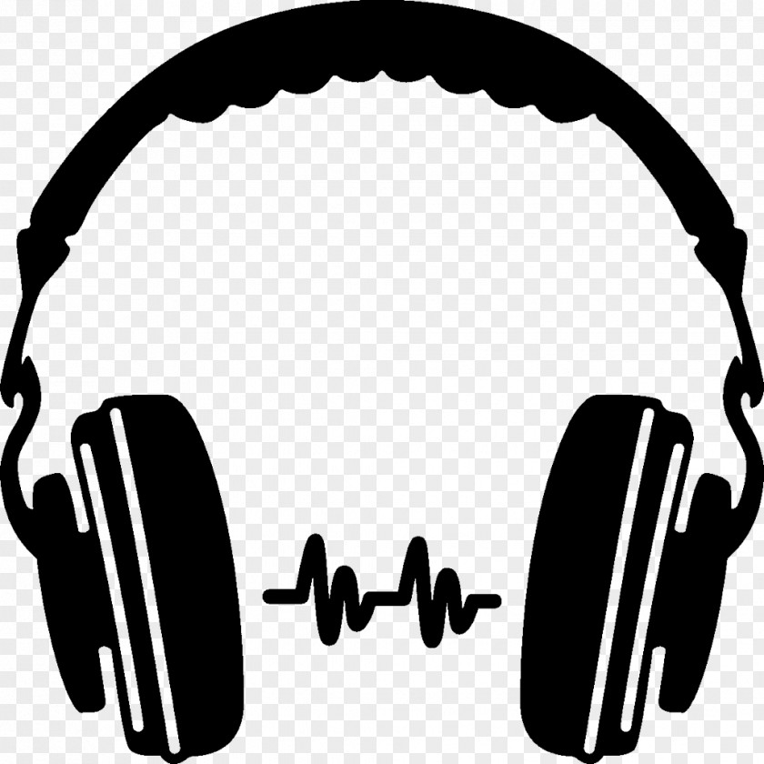 Headphones Silhouette Clip Art PNG