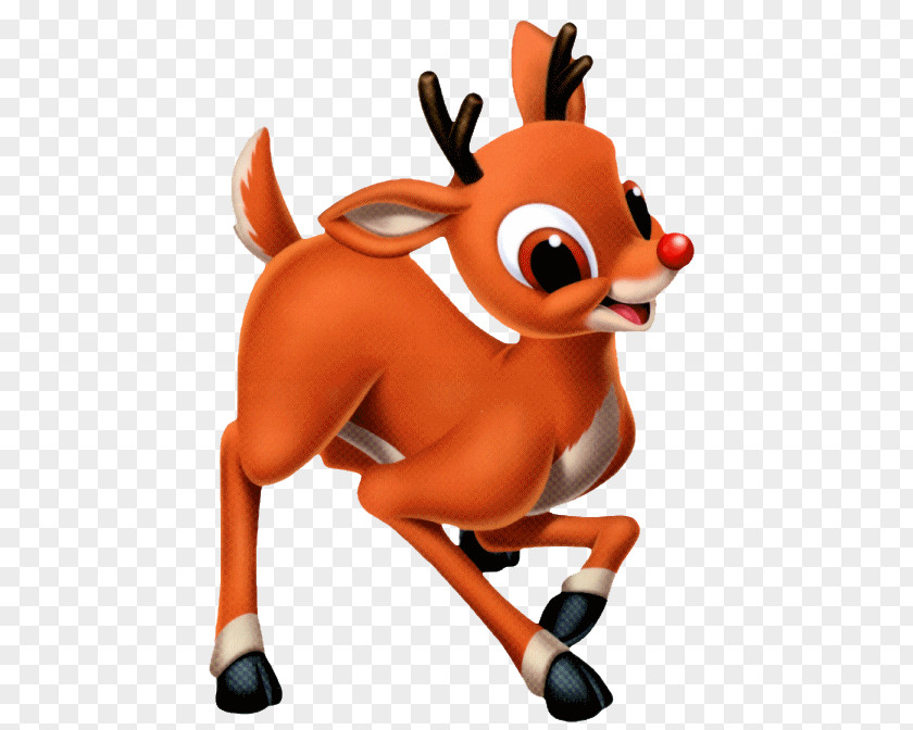 Reindeer Rudolph The Red-Nosed Christmas Santa Claus PNG