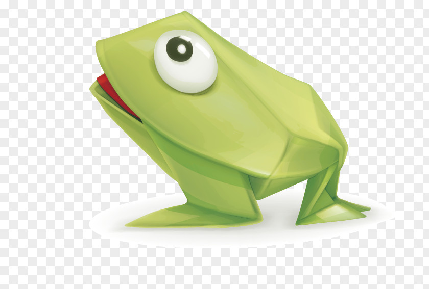 Frog Origami Paper Euclidean Vector Crane PNG