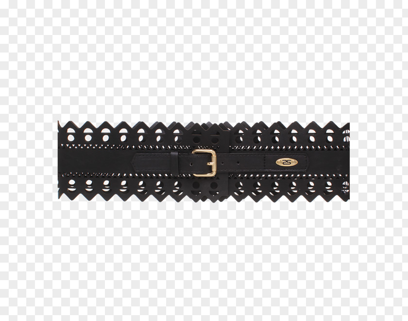 Laser Cutting Belt Black M Font PNG