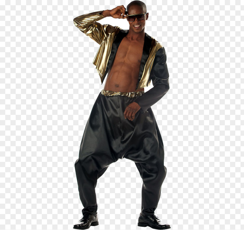 Oldschool Hip Hop 1980s Costume Party Parachute Pants Hammer PNG