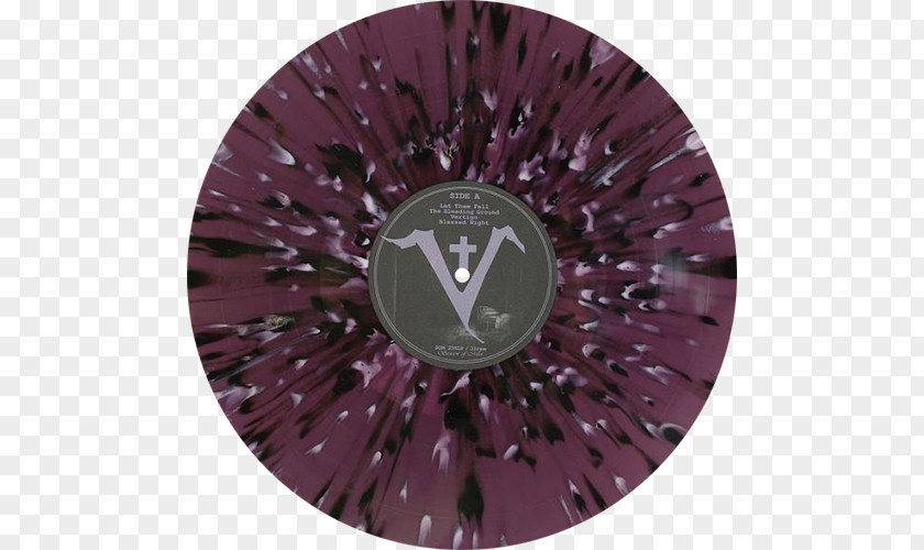 Purple Phonograph Record Color Basement Picture Disc PNG