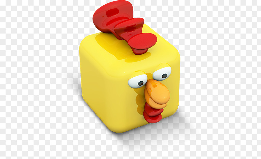 Rooster Toy Material Yellow PNG
