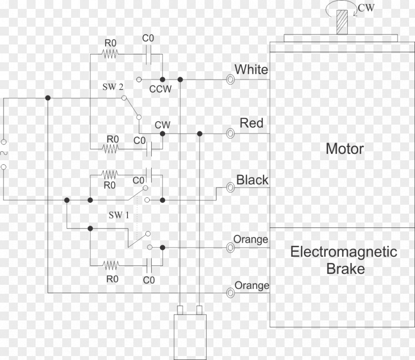 Braking Wiring Diagram Electric Motor Single-phase Power Baldor Company Three-phase PNG