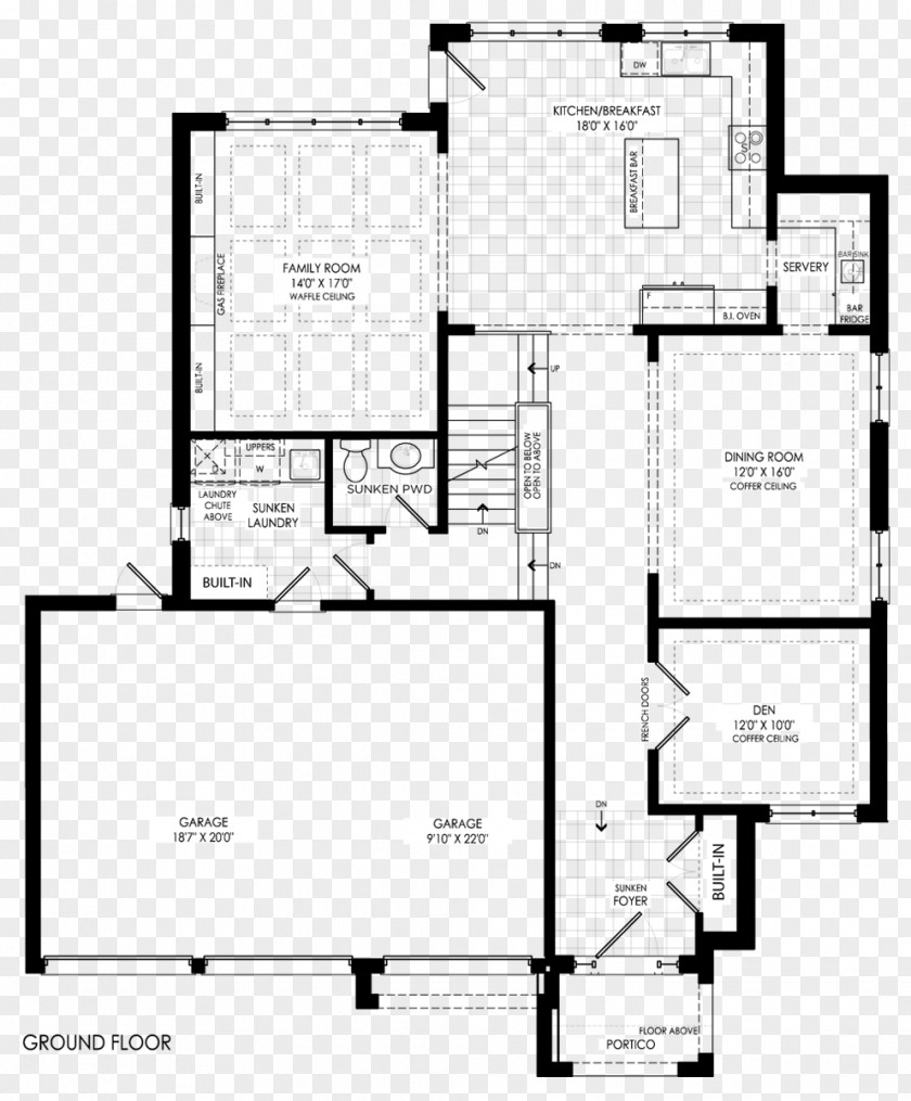 Design Floor Plan Square PNG