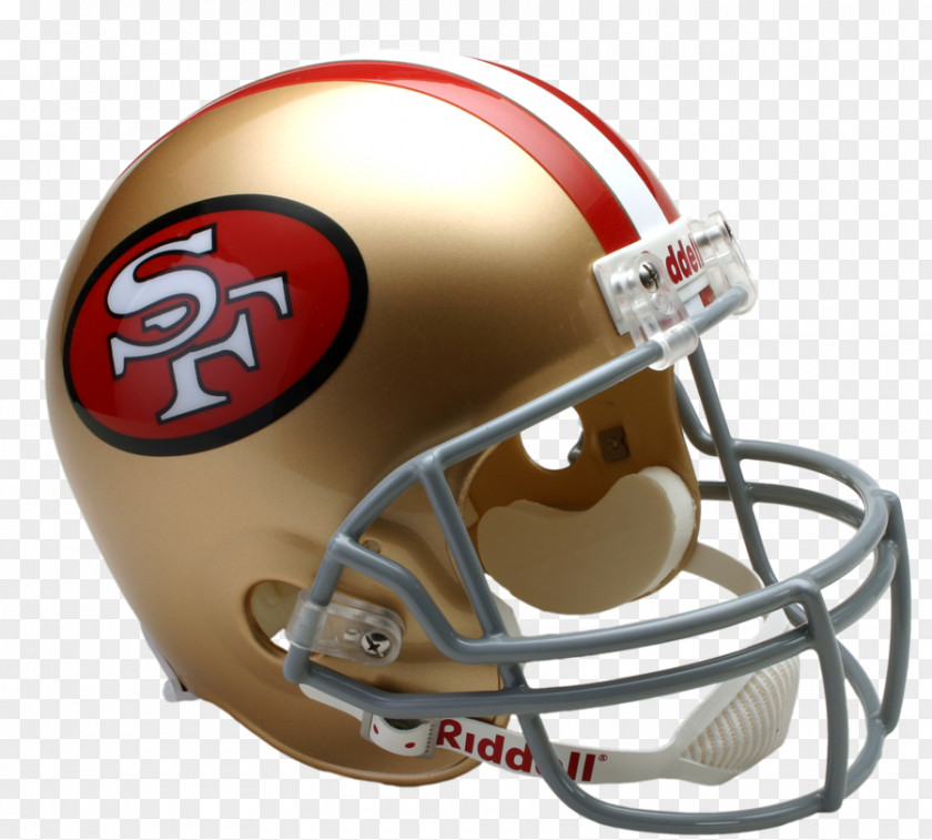 NFL San Francisco 49ers American Football Helmets Super Bowl Riddell PNG