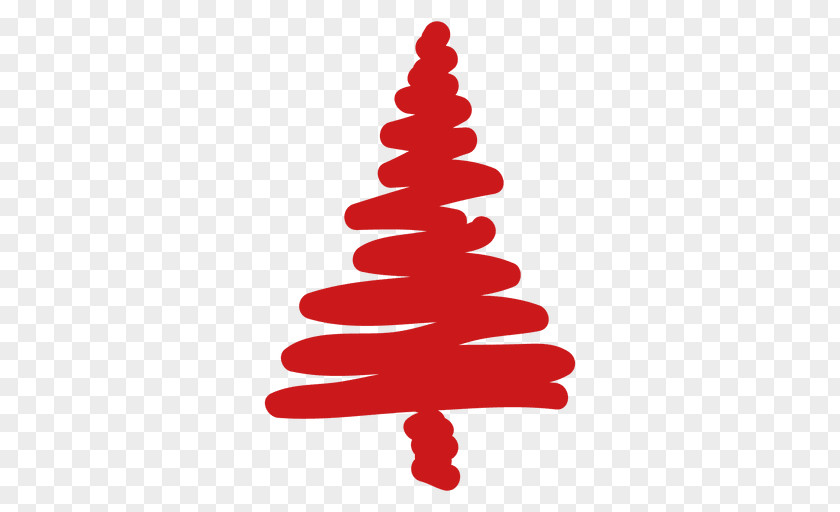 Strokes Christmas Tree Brush PNG