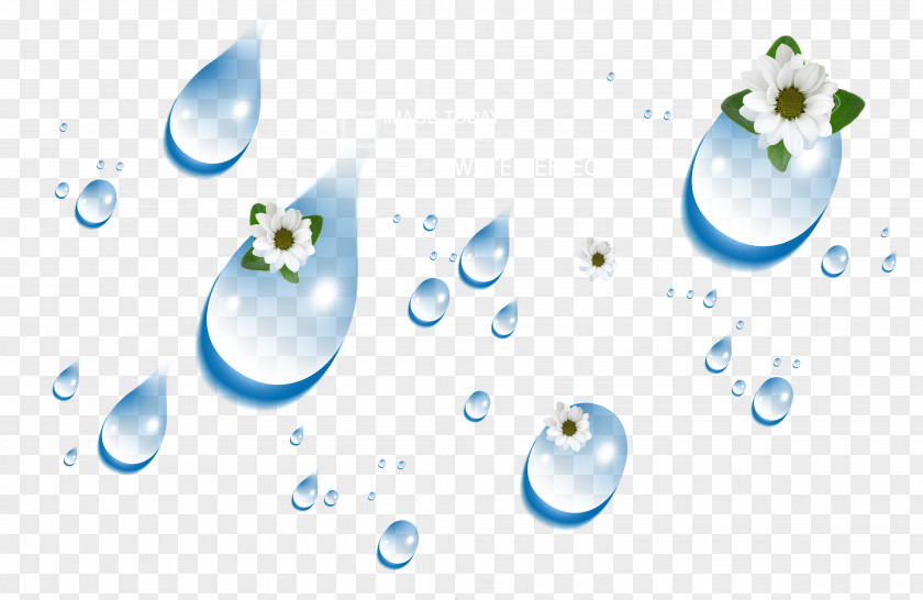 Water Drops Blue Graphic Design Drop PNG