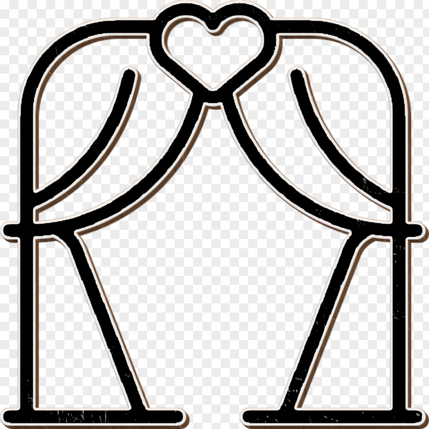 Curtains Icon Window Wedding PNG