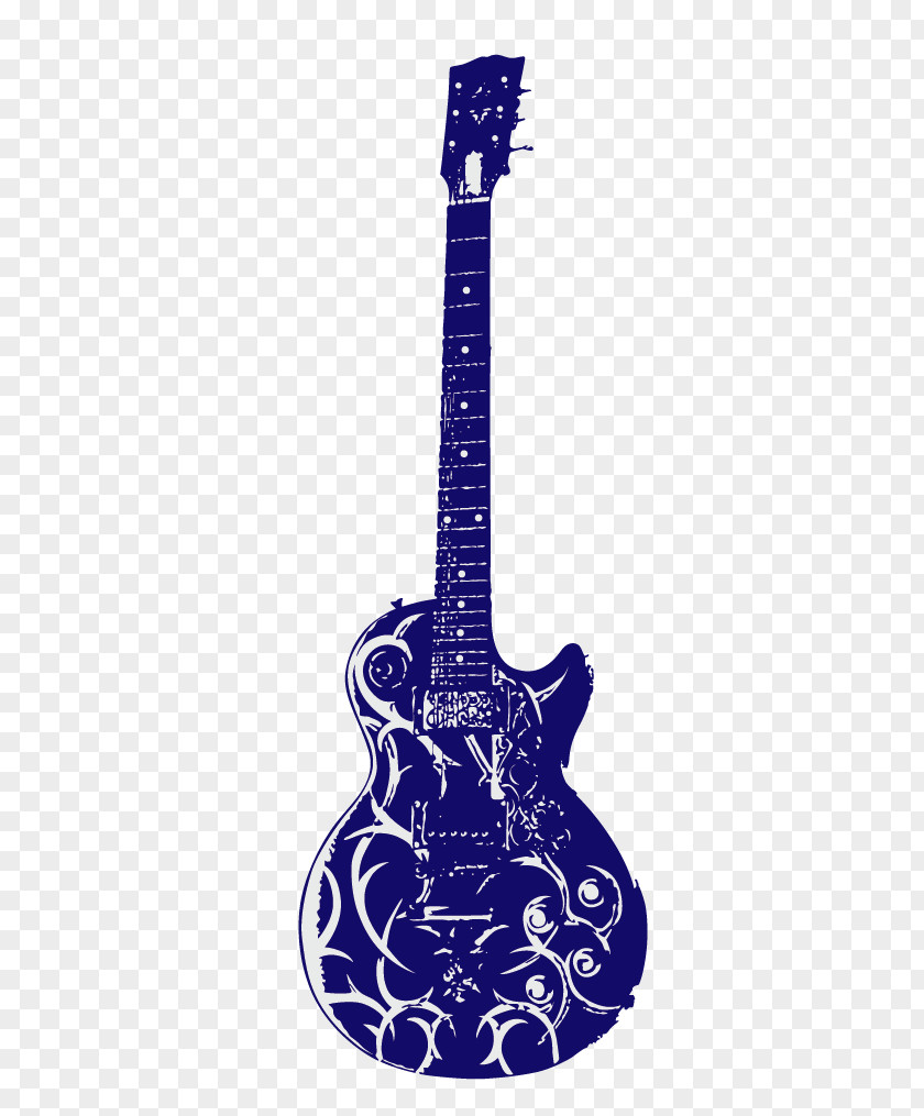 Guitar Vector Musical Instrument Illustration PNG