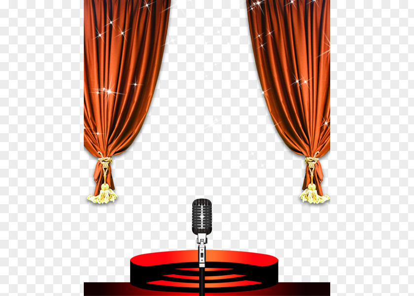 Microphone Stage Material Download PNG