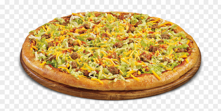 Bacon Sicilian Pizza Fast Food Hamburger Italian Cuisine PNG