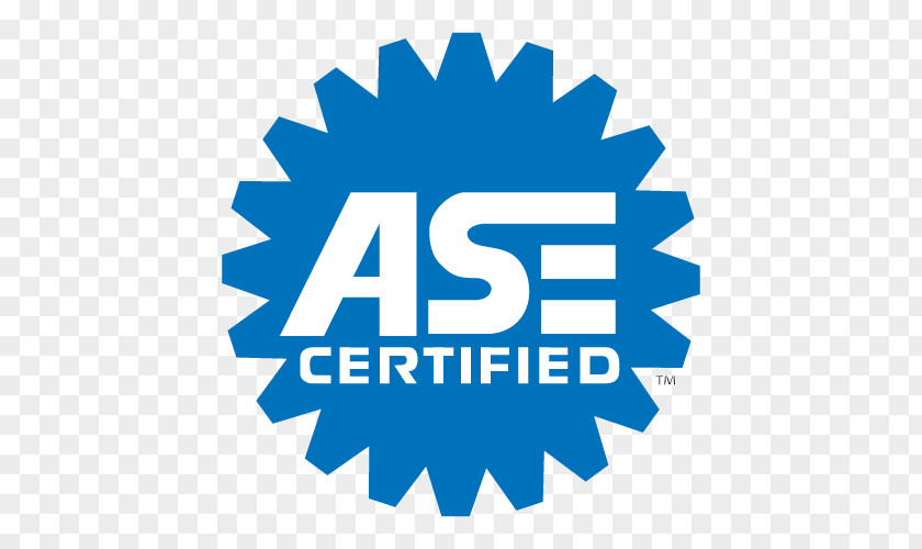 Car Automotive Service Excellence Automobile Repair Shop Professional Certification Logo PNG