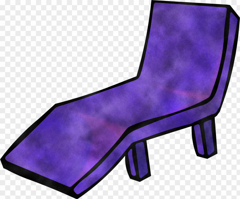 Chair Furniture Purple Violet Chaise Longue PNG