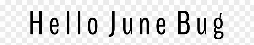 Hello June Logo Brand Line Font PNG