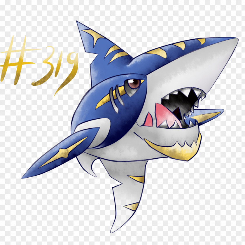 Shark Sharpedo Pokémon Drawing PNG