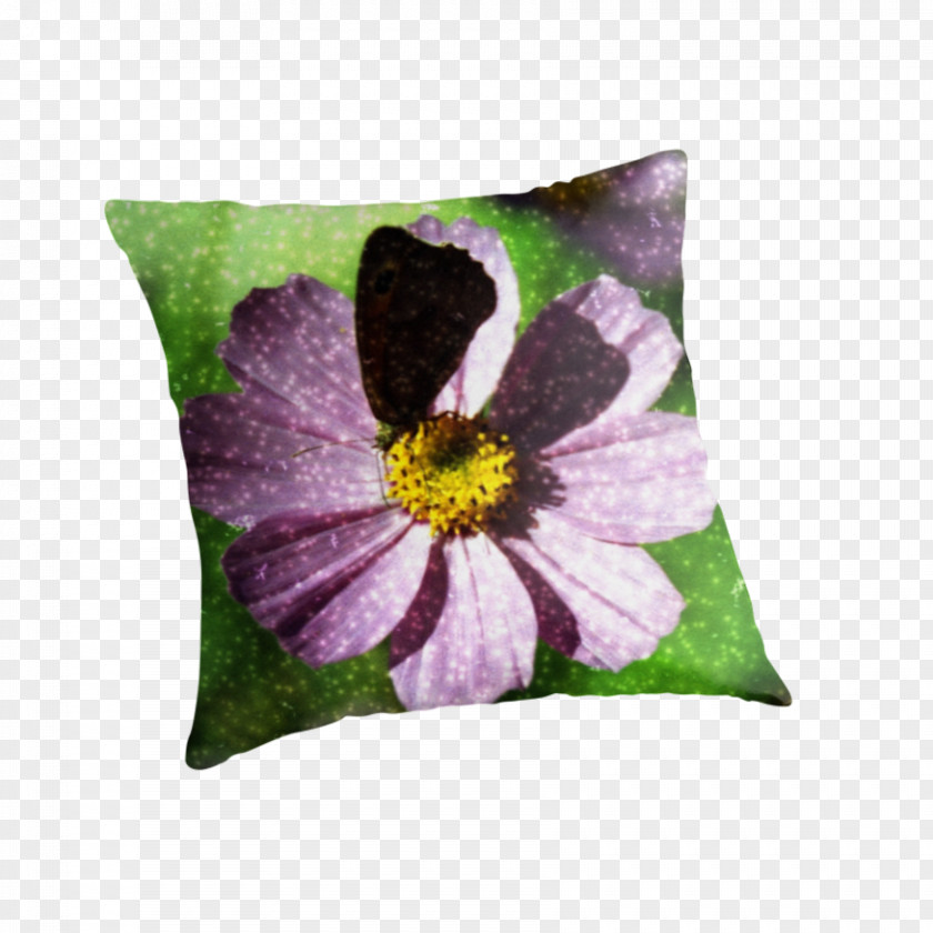 Butterfly Aestheticism Throw Pillows Cushion Violet Purple PNG