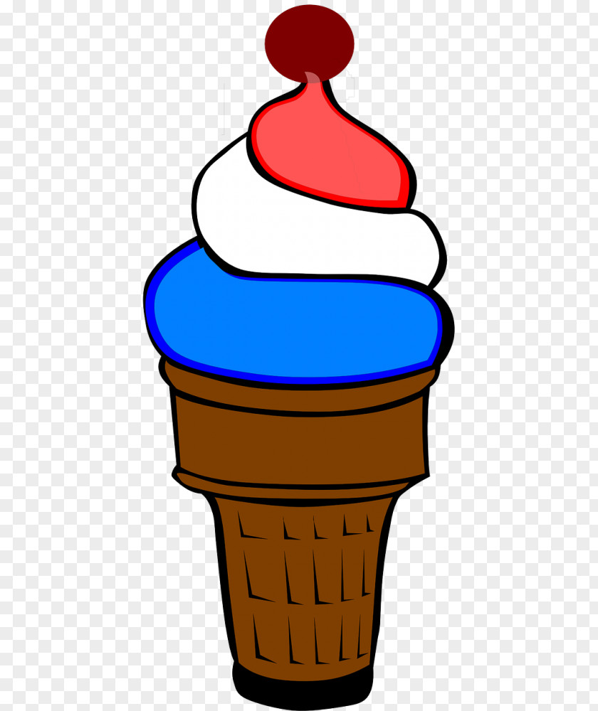 Cone Ice Cream Background PNG
