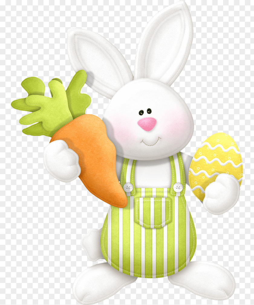 Easter Bunny Egg Greeting & Note Cards Clip Art PNG