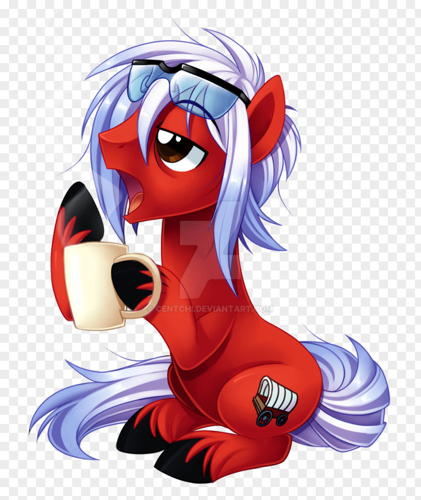 Good Morning My Friend Pony Horse Legendary Creature Illustration PNG
