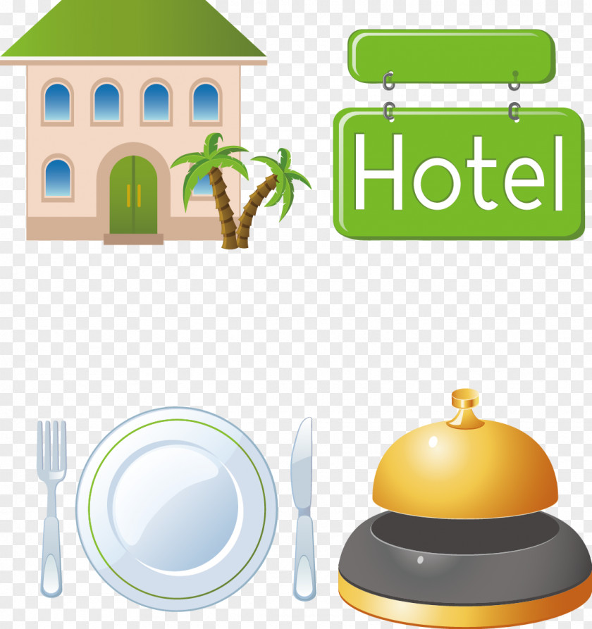 Hotels Material Vector Hotel Clip Art PNG