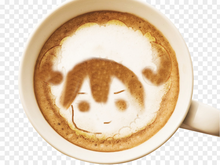 Warm Male Sheep Pull Flowers Coffee Cup Latte Cappuccino Easter Bunny PNG