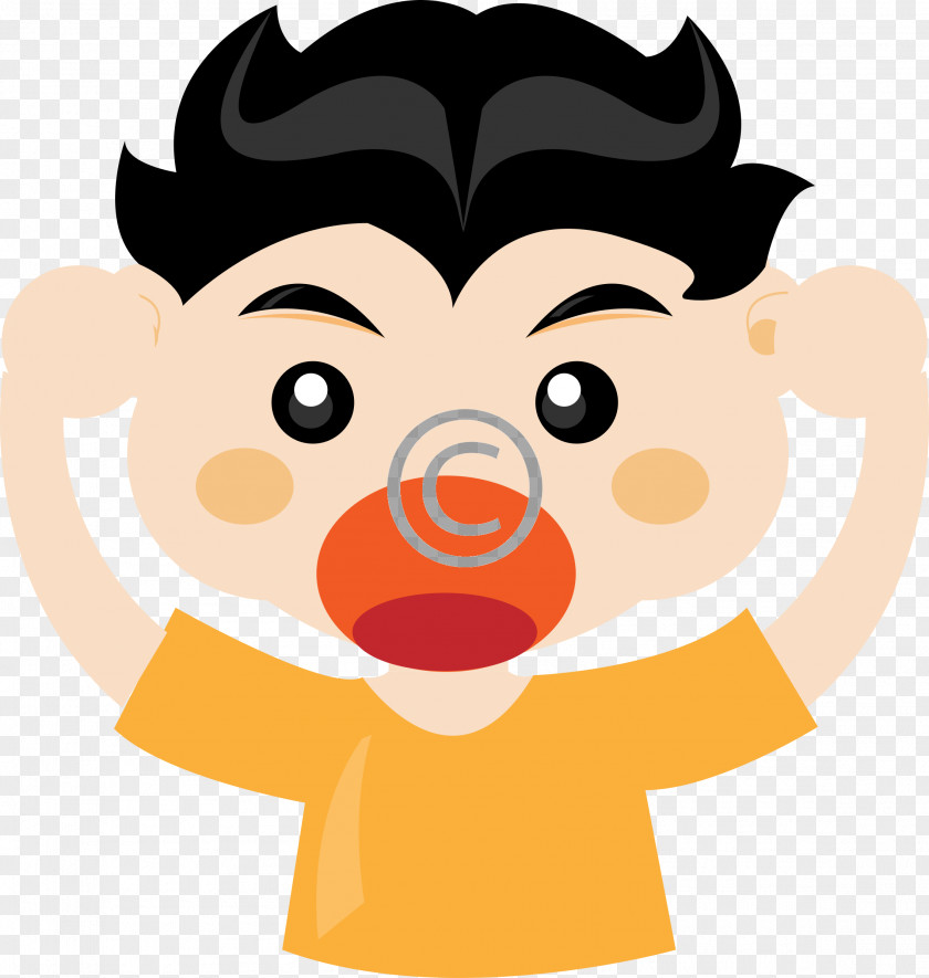 Cartoon Character Screaming Child Download Clip Art PNG