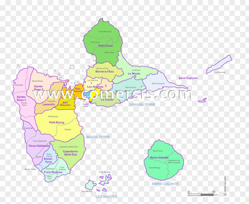 Map Guadeloupe Clip Art PNG