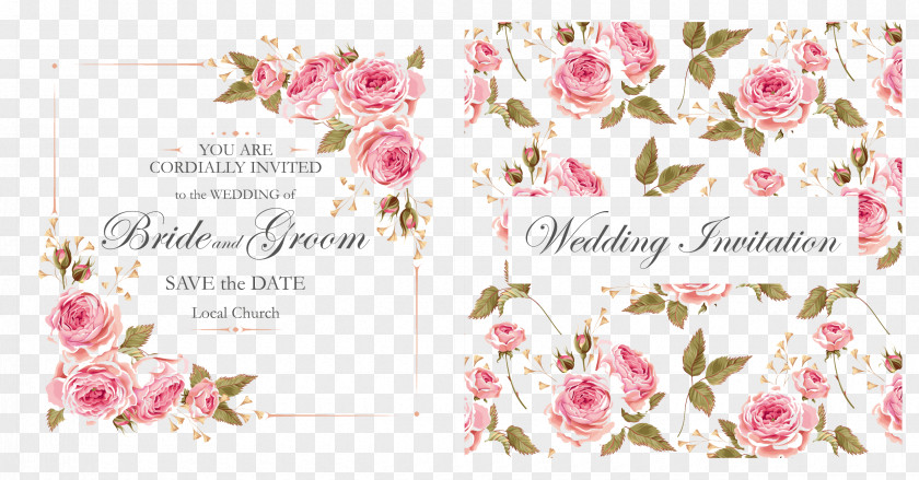Rose Invitations Wedding Invitation Flower PNG