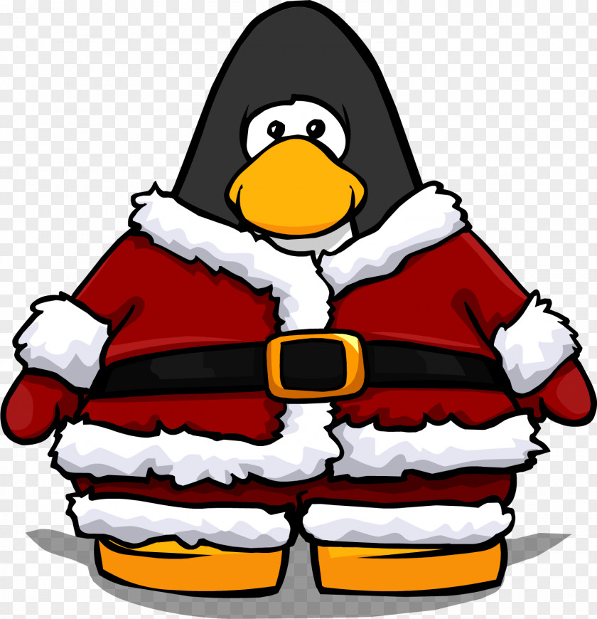 Santa Club Penguin Chef's Uniform Claus Christmas PNG