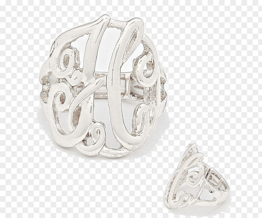Silver Ring Body Jewellery PNG