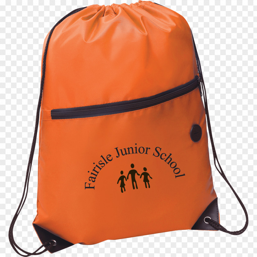 Zipper Tote Bag Drawstring Backpack Promotion PNG