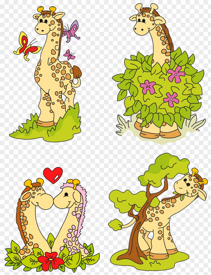 3d Giraffe Baby Giraffes Desktop Wallpaper Clip Art PNG