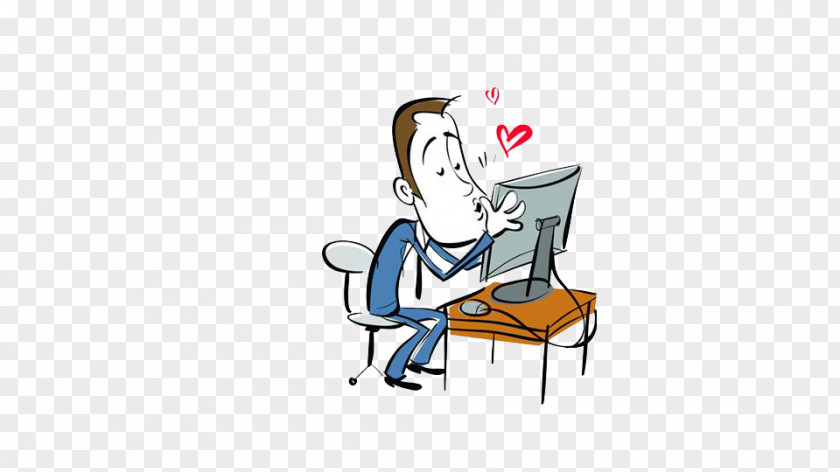 Computer Love Download Gratis PNG